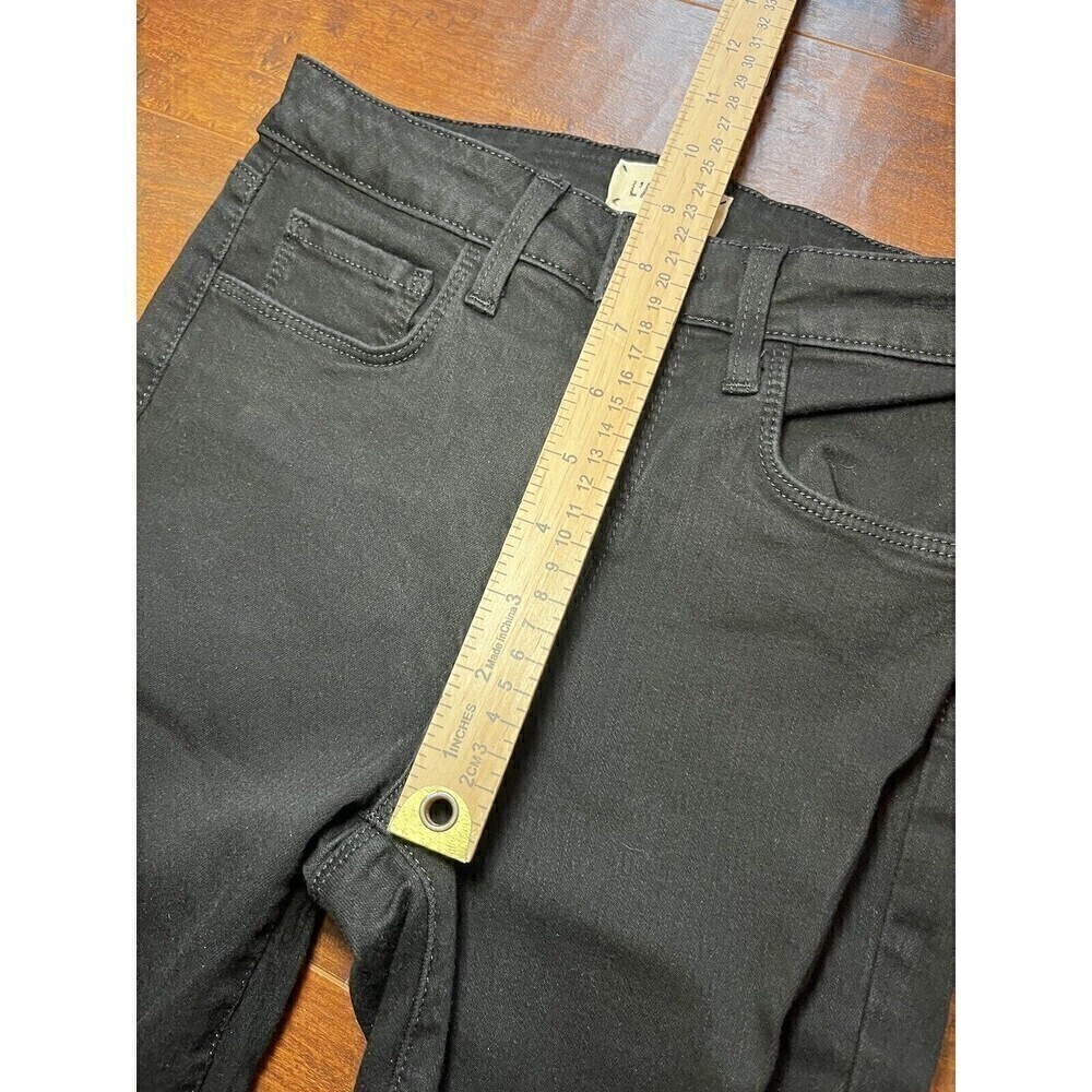 L’Agence Black Minimalist Casual Skinny Slim Jeans Sz 25 Mid Rise - Picture 4 of 6